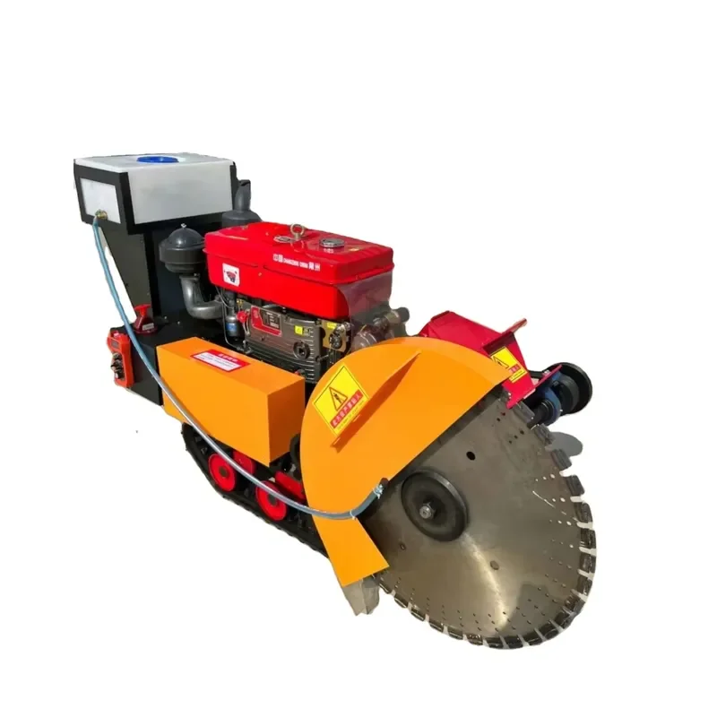 Best-Selling NoBoWan Engine-Powered Petrol/ Road Asphalt Tracked Floor Concrete Slotting Cutting Machine 500mm Depth