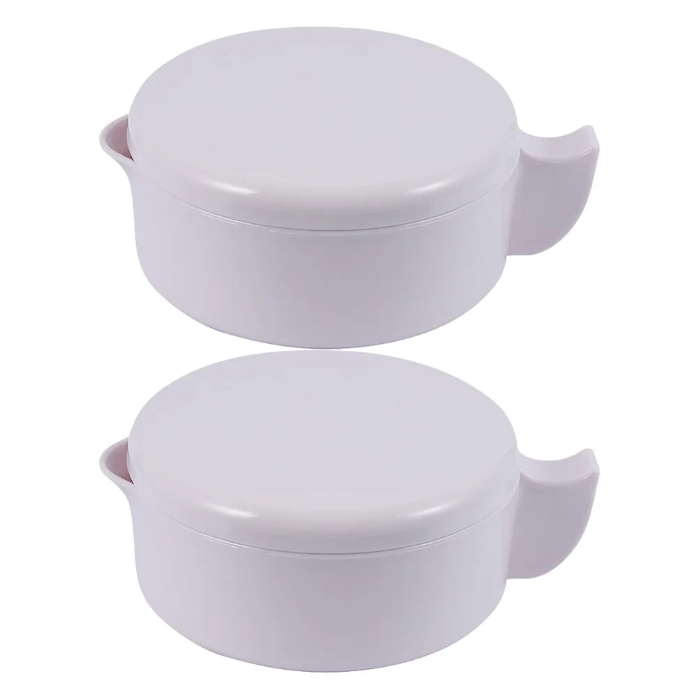 2Pcs Multi-Function Ink Dishes Wear-Resistant Calligraphy Ink Plates Portable Calligraphy Accessory Tray Sturdy Inkwell