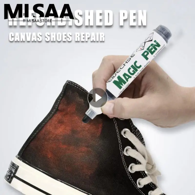 Innovative Canvas Shoes Waterproof Formula Color Restoration Quick Fix Enhance Shoe Appearance Efficient Soft Cloth Dyeing