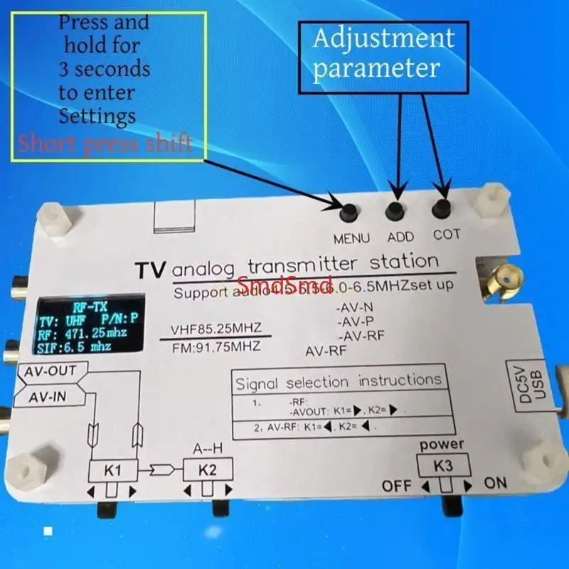 User Friendly Home Analog Transmitters Station Wireless Transmissions