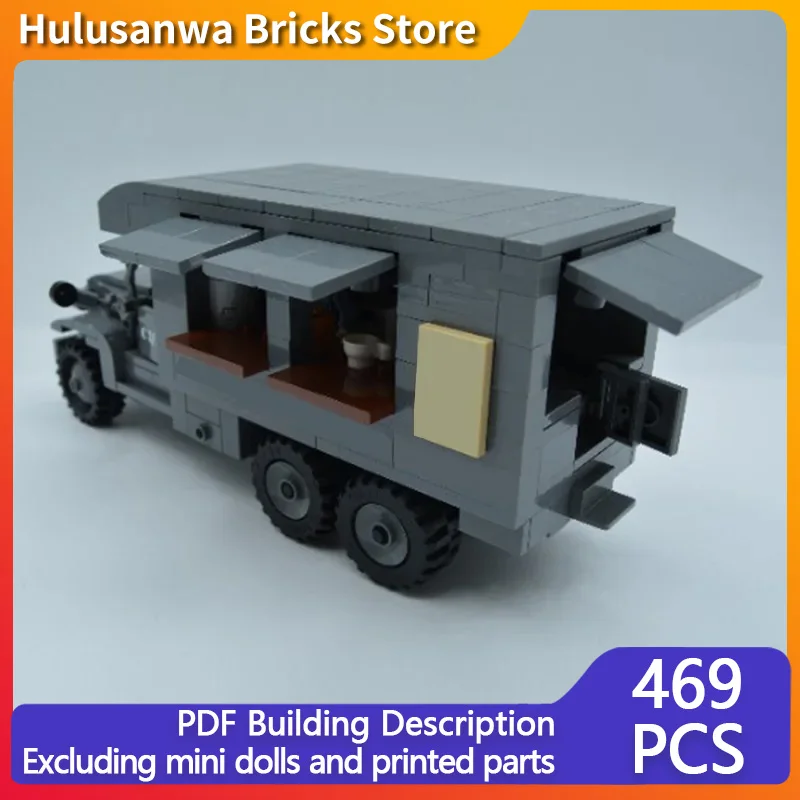 

CCKW WW2 модель военного грузовика MOC строительные кирпичи военное оборудование модульная технология сборка детские игрушки костюм подарки праздник