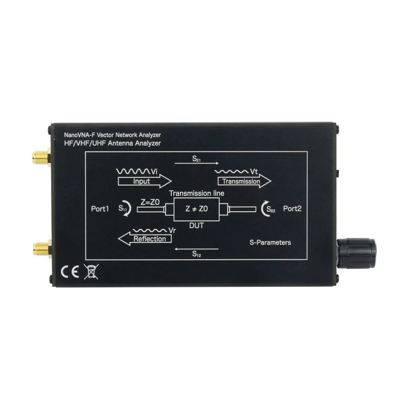 DeepVNA 101 10K-1.5GHz Vector Network HF VHF UHF analyzer SWR Meter Upgraded from NanoVNA-F