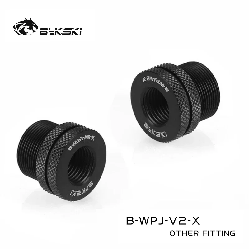 Bykski B-WPJ-V2-X, Water Crossing Ftiings 20mm,G1/4'',For Water Inlet From Case Top-cover/Complex Waterway