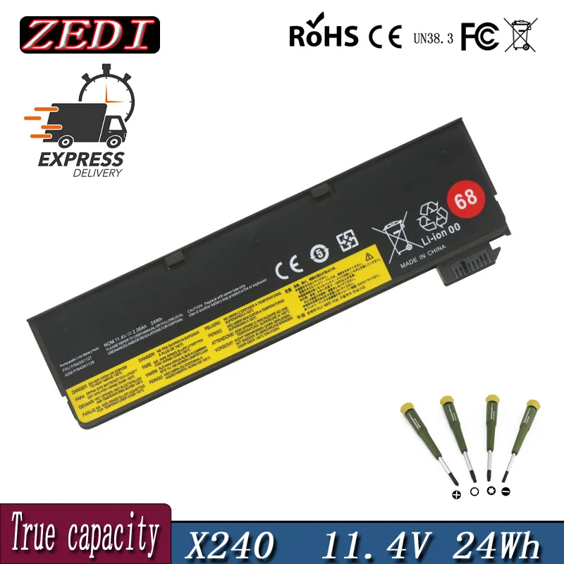 

ZEDI Original Laptop Battery for Lenovo ThinkPad X240 T440S T440 X250 X260 X270 T450S T460 T450 T450S T550 T560 45N1126 45N1127
