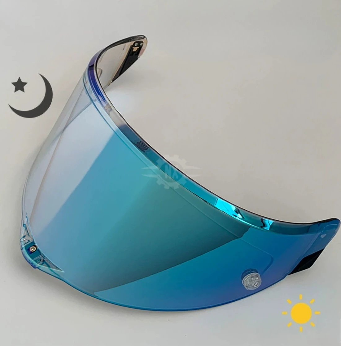 For PISTA GPRR/CORSA Lenses, Single Nail Anti-fog Film, Color-changing Film, Motorcycle Helmet Lenses