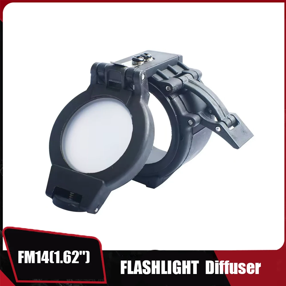 M961M910 Tactical Flashlight Infrared Installation Flashlight Reconnaissance Iight Diffuse Light Infrared lampshade,FM14(1.62\'\')