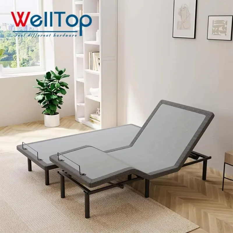 FBB  New Arrival Remote Control Adjustable Smart Bed Bed Frame Foldable Lifting Electric Bed for Hotel Home Homestay