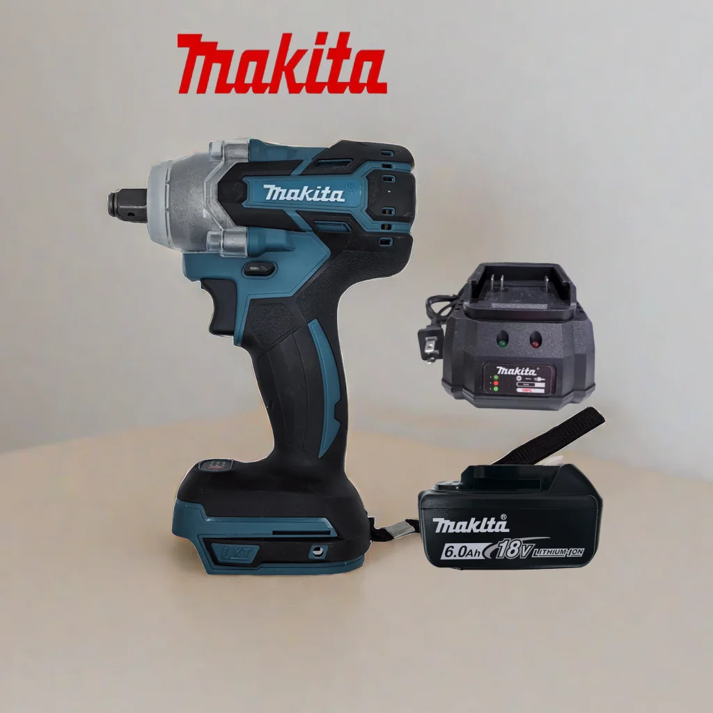 Makita DTW285 Rechargeable Impact Wrench Brushless 18V Electric Wrench Wind Gun Electric Tool High torque cordless