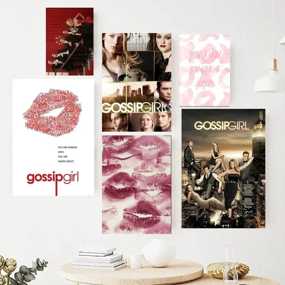 G-Gossip Girl  Poster Paintings on The Wall Picture for Living Room Interior Painting Room Decoration Canvas Painting