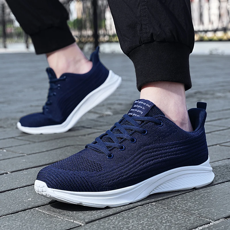 Original Men's Sports Shoes Lightweight Soft Breathable Vulcanized Shoes Men's Tennis Summer Mesh Men's Shoes Fashion Casual