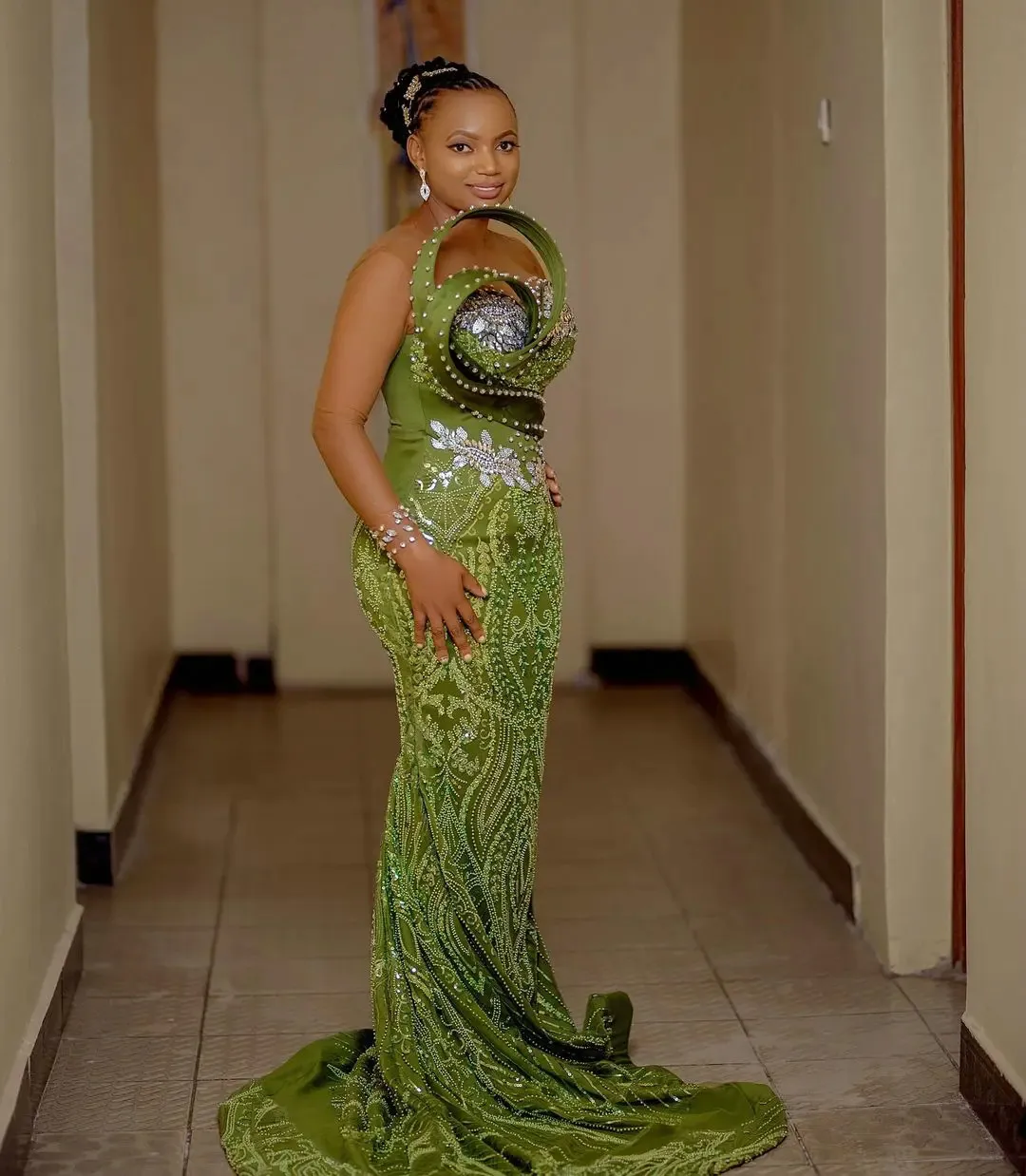 Avondjurken Elegante Prom Jurk Bruiloft Vrouwen Jurken Mode Kristal Kant Bruid Jurk Vestido De Novia Plus Size Aangepast