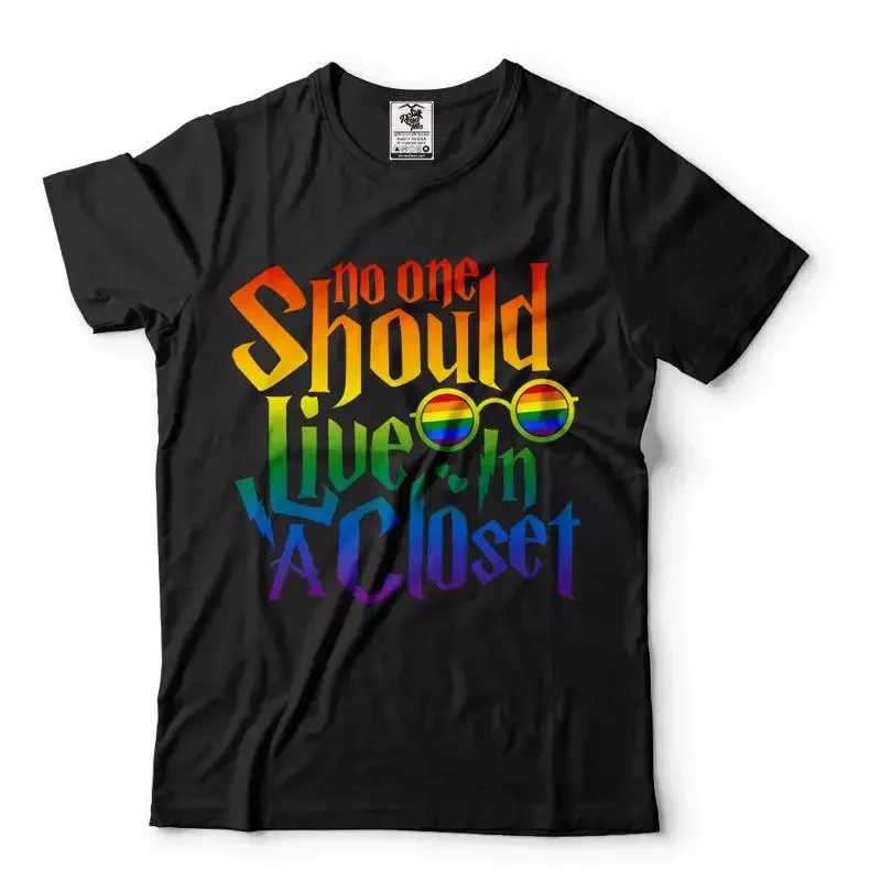 No One Should Live In A Closet Lgbt Support Gay Lesbian T Shirt Lgbtq
