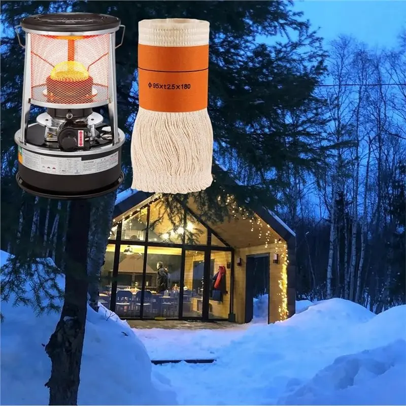 A84X-Wick For Petroleum Stove 2 Pieces, For Indoor Use, Wicks For Petroleum Heating Heater, Replacement Wick