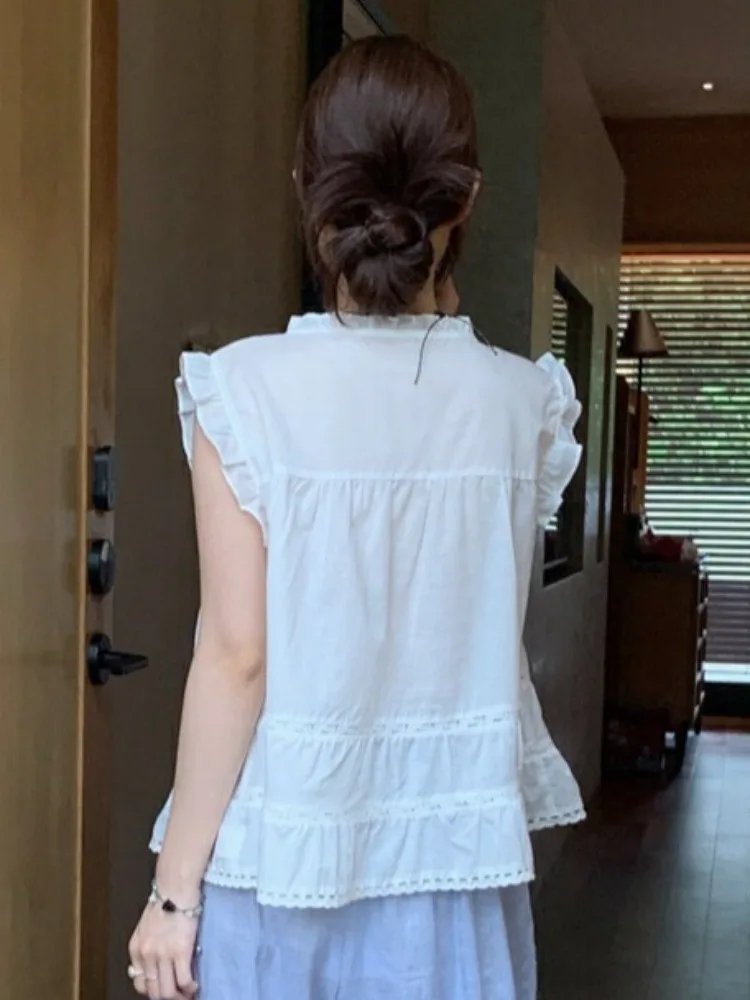 

Ele V-ne Svel Top Heavy Eming Cotton Linen Fabric Summer Faion Women's Svel Vest Faionable Sle
