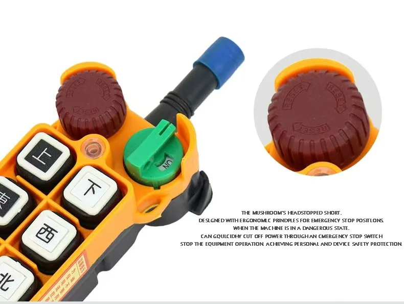 2026 SELL INTER-SPAN Factory Price F24-20S Anti-Shock 20 Channel Industrial Crane Wireless Radio LED Touch Control AAA Battery R
