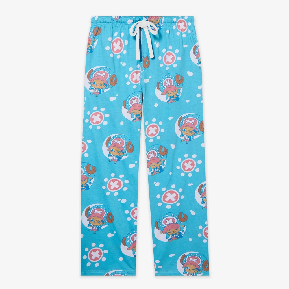 

Штаны для сна Bandai One Piece Chopper Hat с аниме-принтом для взрослых и детей, летние быстросохнущие мягкие легкие удобные широкие брюки