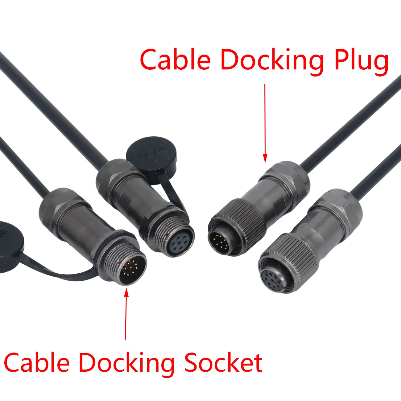 WEIPU ST12 Series Waterproof Connector 2 3 4 5 6 7 9Pin Aviation Plug, Socket and Plug Cable Power Connector, Round Plug