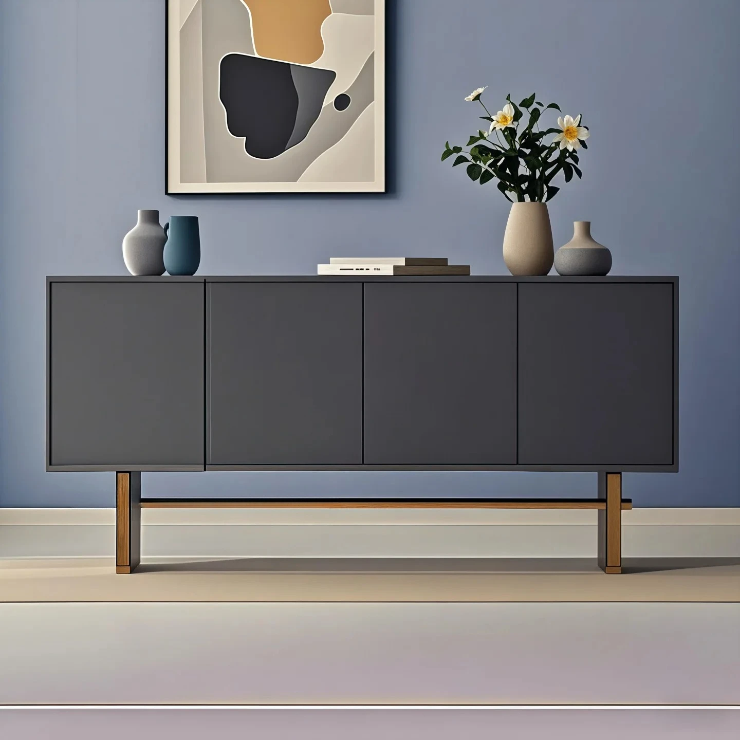 L  minimalist paint dining side cabinet living room wall locker porch cabinet