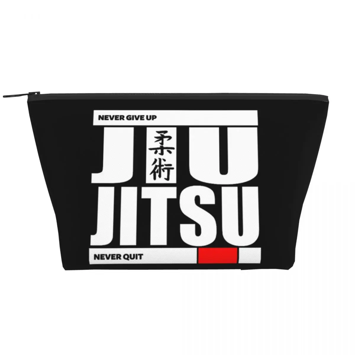 Jiu Jitsu - Never Give Up Never Quit Makeup Bag For Women Cosmetic Bags Travel …