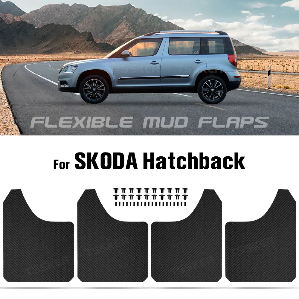 For SKODA Superb II Fabia II Superb II Kombi Break Fender Mudflaps Mud Flaps Splash Guards Mudguard