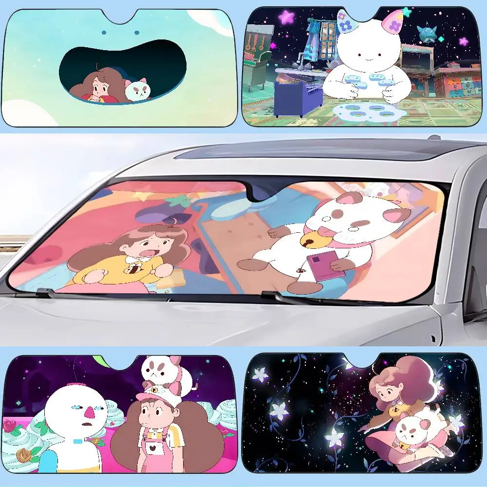 

B-Bee And P-Puppycat Anime Car Sunshade Curtains Sunshade Car Window Windscreen Cover Sun Shade Auto Sun Visor Car-covers