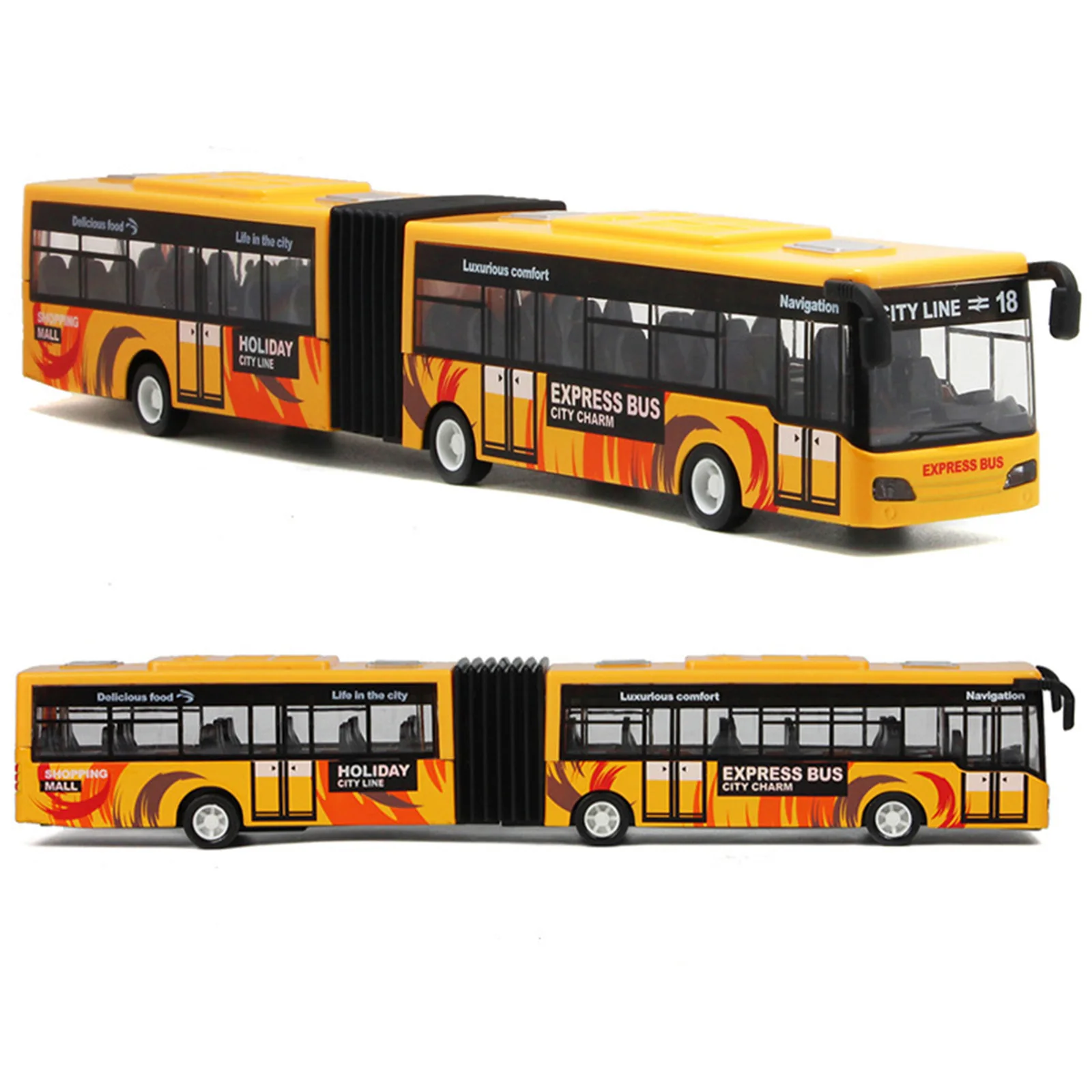 1/32 liga cidade ônibus puxar para trás carro de brinquedo diecast inércia veículo modelo presente educacional para meninos crianças