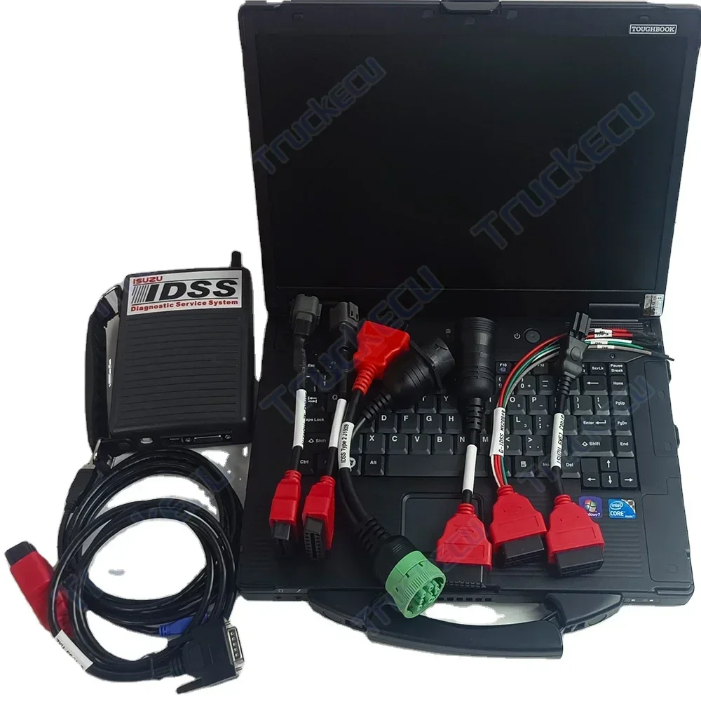 

2025 Hot Sale CF52 Laptop+for Isuzu IDSS Adapter Heavy Duty Truck Excavator Machinery G-IDSS E-IDSS Scanner Diagnostic Kit