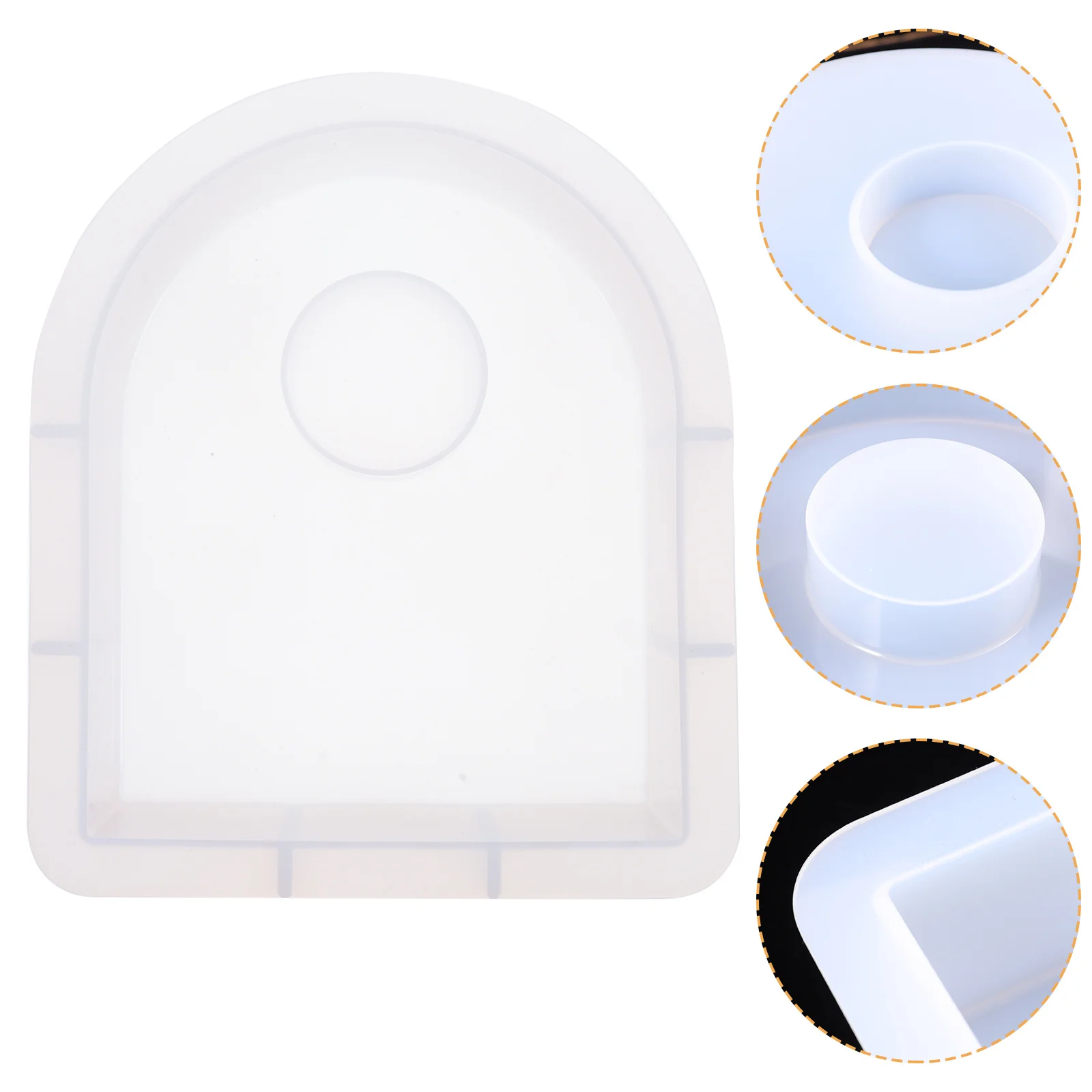 

DIY Silicone Clock Mold Epoxy Resin Casting Kit Quality Silica Gel Durable Practical Use Clock Epoxy Silicone Casting Mold