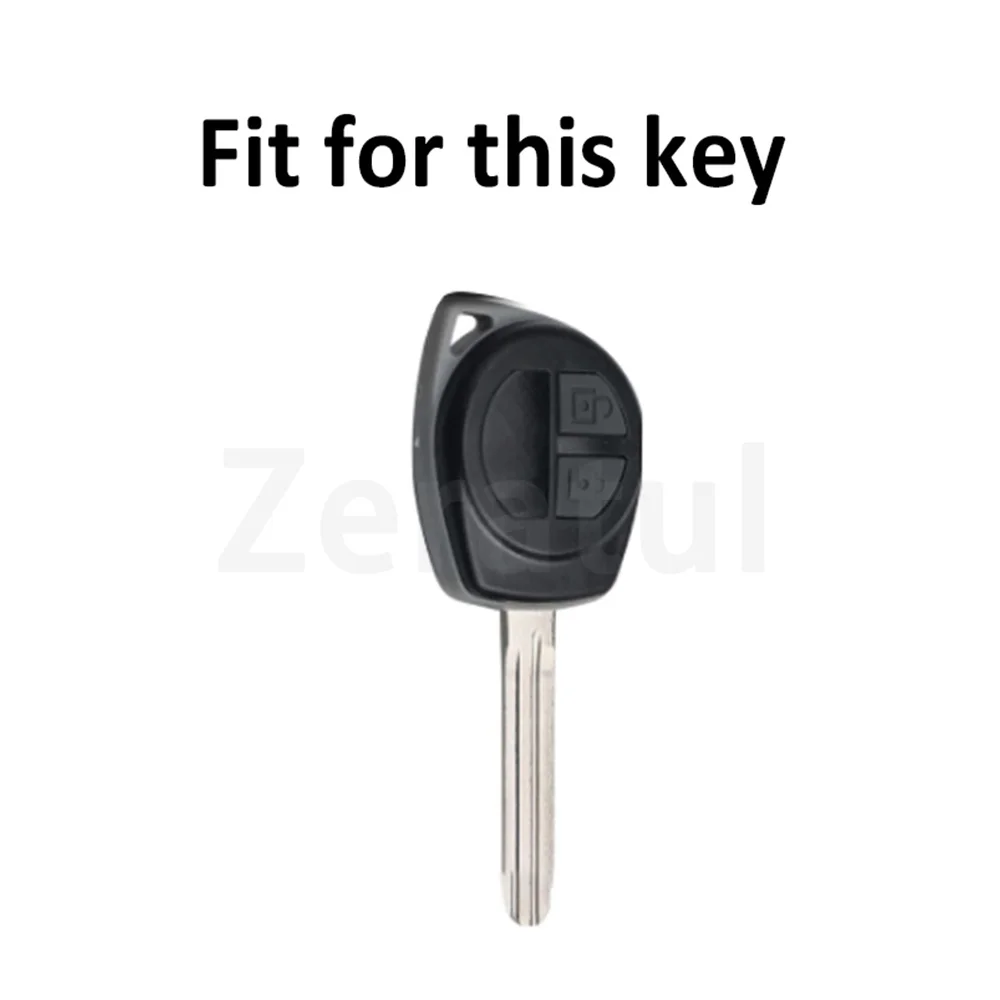 Gun Grey TPU Auto Keyless Shell Fob Holder Car Key Case Cover Bag For Suzuki Swift Ignis Vitara Liana Ciaz Baleno Accessories