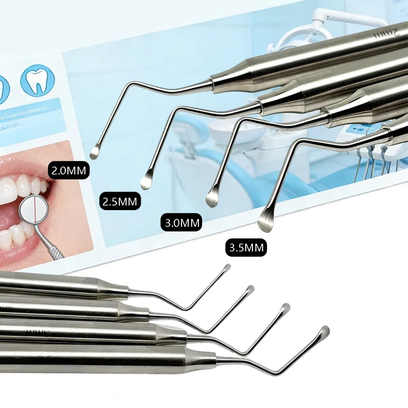 

Dental Gracey Curette 1pcs Stainless Steel Periodontal Curette Double Ended Perio Scaler Dental Tool