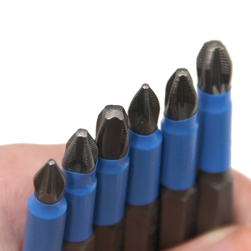 S2 Steel Anti Slip Screwdriver Head Electric Screwdriver Tip Cross Electric Bolt Driver Tool Set PH1/PH2/PH3/PZ1/PZ2/PZ3