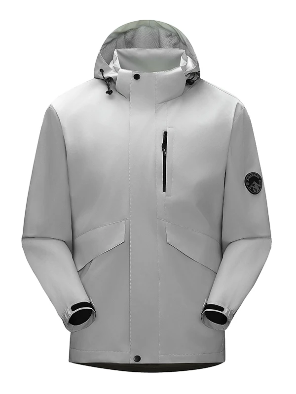 

2025 New Men's And Women's Lightweight Casual Outdoor Jaet Windproof Waterproof Outdoor Sports Fce Lined Hooded Jaet