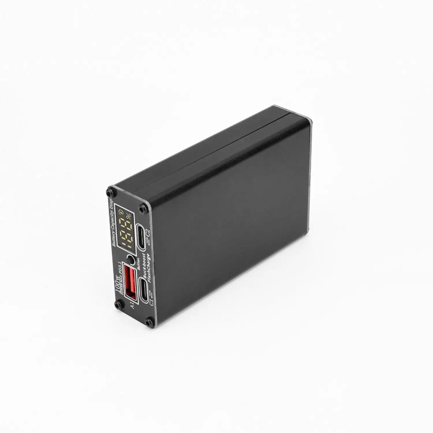 2S ~ 6S PD3.1 100W Buck-Boost سريع الشحن LED القدرة عرض شاحن ثنائي الاتجاه 7.4V 12V 3S 4S ليون Lifepo4 بطارية BMS