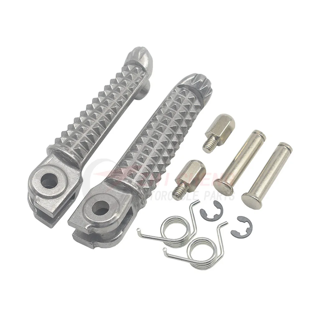 Motorcycle Front Rear Footrests Foot pegs For Yamaha YZF R1 1998-2014 R6 1999-2012 2003-2017 YZF R6S 2003-2008