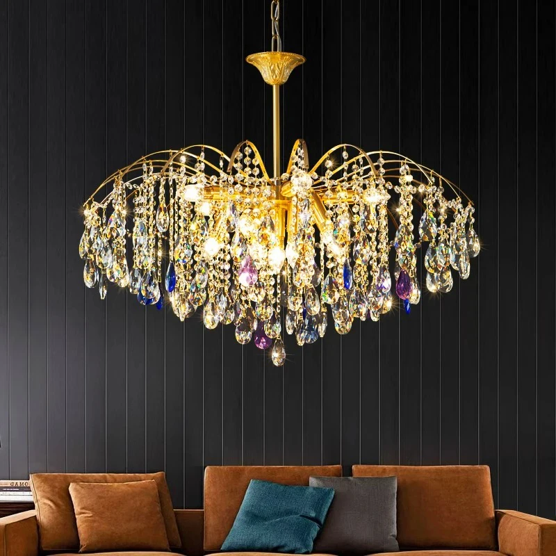 

2024Modern chandelier kitchen chandelier living room chandelier indoor lighting crystal YX456TB