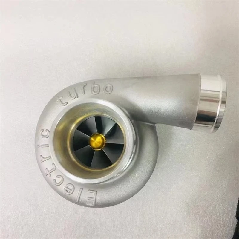 12V Electric Thrust Turbo Supercharger Kit With Air Intake Filter For Motorcycle And Car Power Retrofit Upgrade Parts