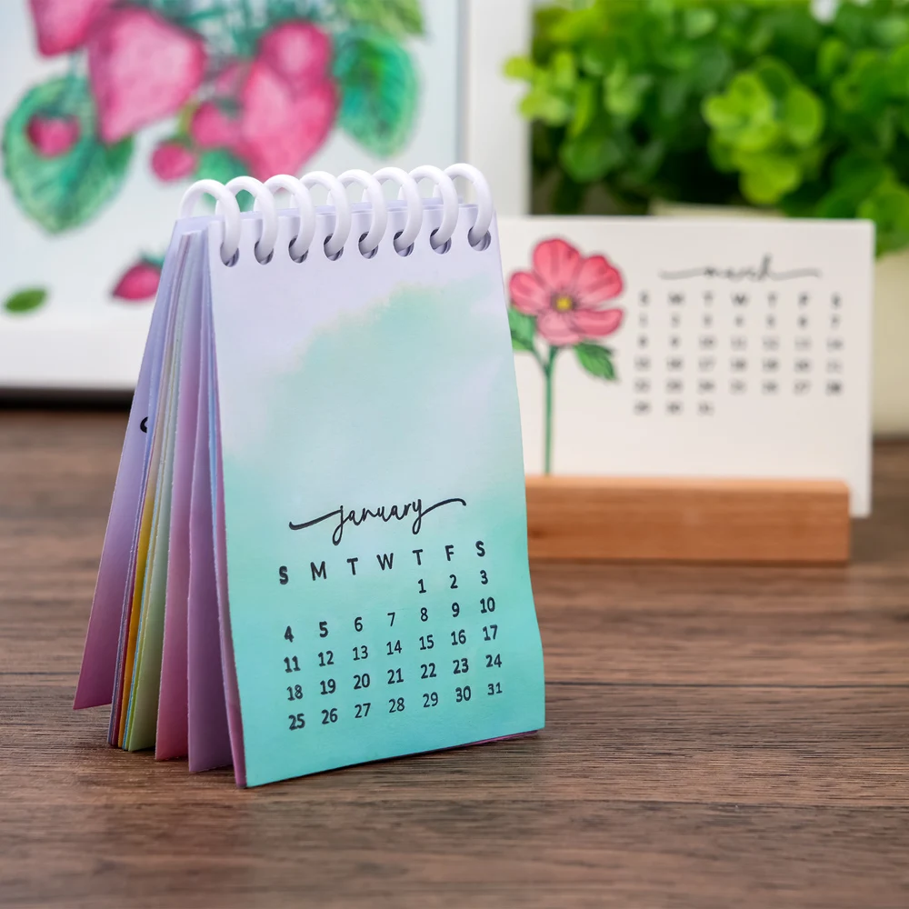 Calendar Date 2026 Clear Stamp Time Week Day Year Clock Transparent Clear Silicone Stamp for Scrapbooking Making Handmade