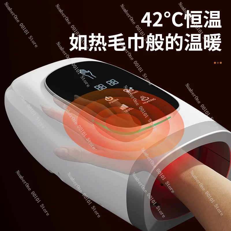 Electric Hand Massager Airbag Hot Compress Kneading Massager
