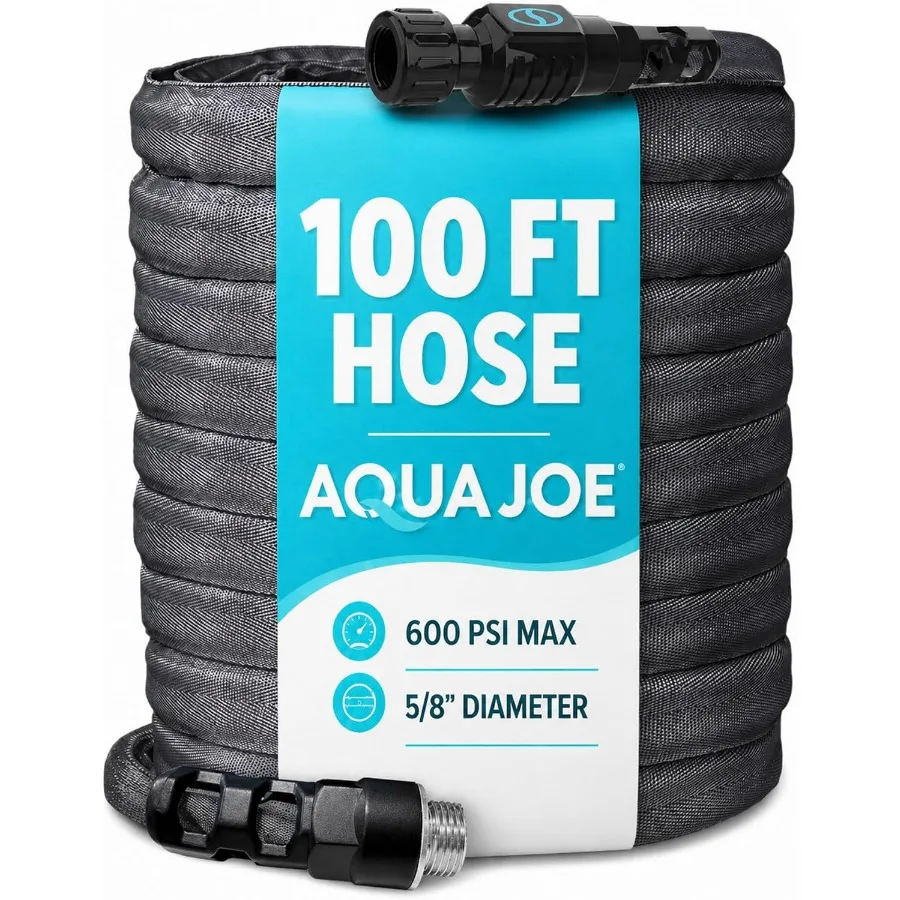 AJFJ100-58-XT1 New and Improved - 100-Ft x 5/8-Inch FiberJacket Garden Hose