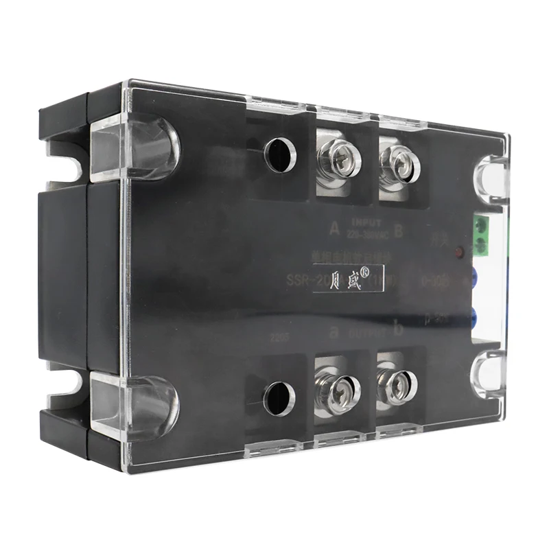 220V Single-Phase Intelligent Motor Soft Starter Soft Start Module Soft Start 50-60HZ Compatible 2/4/6/8KW