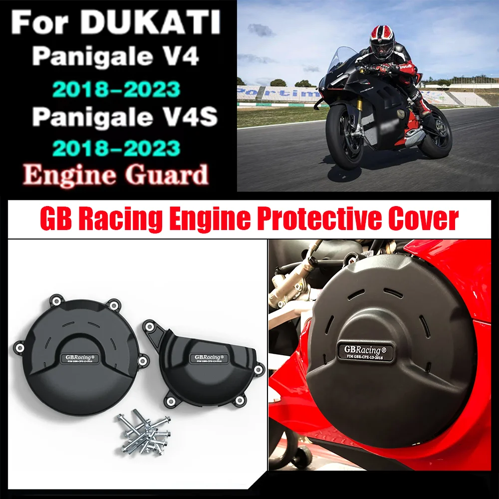 

Motorcycles Engine Protection Cover For DUCATI Panigale V4 V4S 2018-2023 Motorcycles E 2018-2023 2024 2025 GBRacing Engine Cover