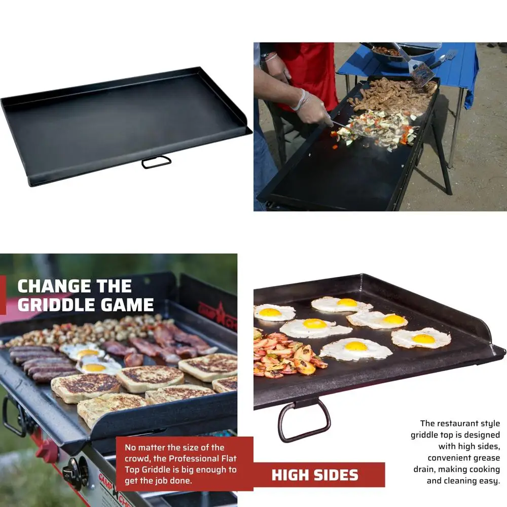 

Professional 3-Burner Fry Griddle by Camp Chef, 16 x 38 Cooking Surface