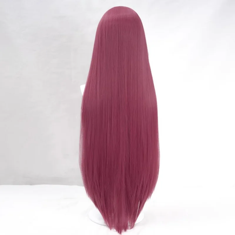 Uzumaki Kushina Cosplay 100CM Universele Rose Rode Pruik