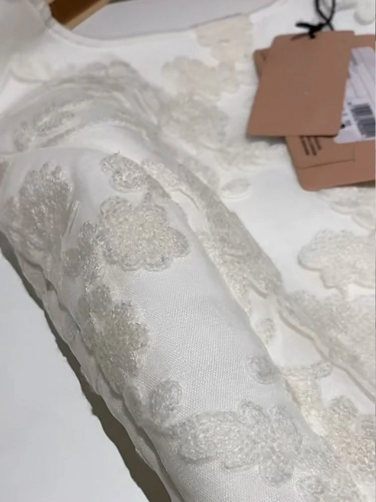 Frankreich Elegante Spitze Ärmellose Kleider Sommer Neue Süße Prinzessin Floral Stickerei Kleid Frauen Design Casual Geburtstag Kleidung