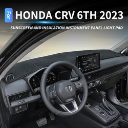 For Honda CRV 2023 CR-V 6TH Car Dashboard Cover Avoid Light Pad Instrument Panel Mat Shade cloth Sunscreen mat Carpet Accessorie