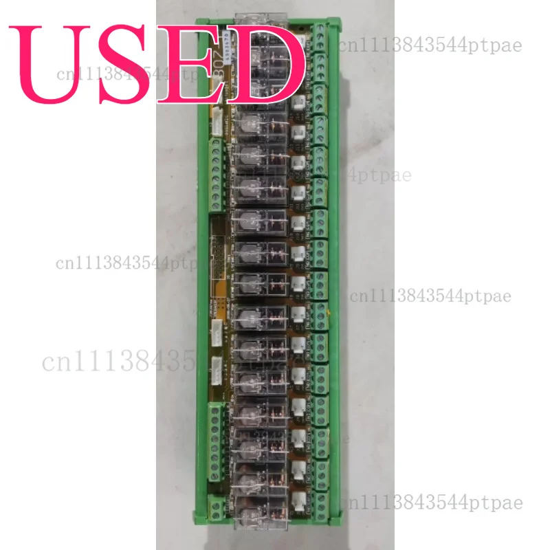 A 16-channel relay module: boz-16, input dc24v~16a, npn/pnp shared. (real picture taken)