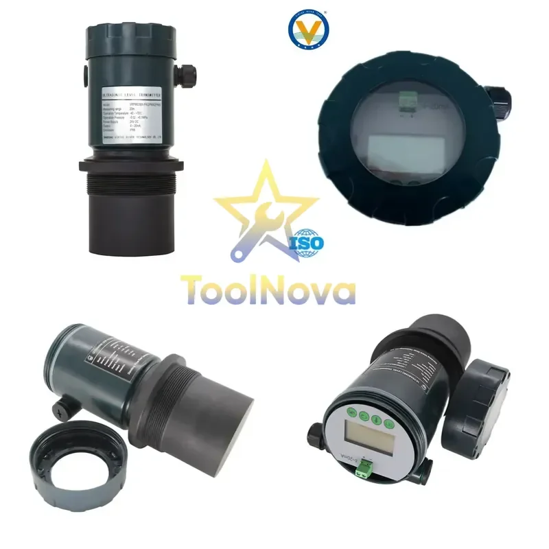 2026hotsale* VRPWCS6 4-20mA Ultrasonic Liquid Water Tank Level Meter Sensor with Accurate Performance Economic Plastic