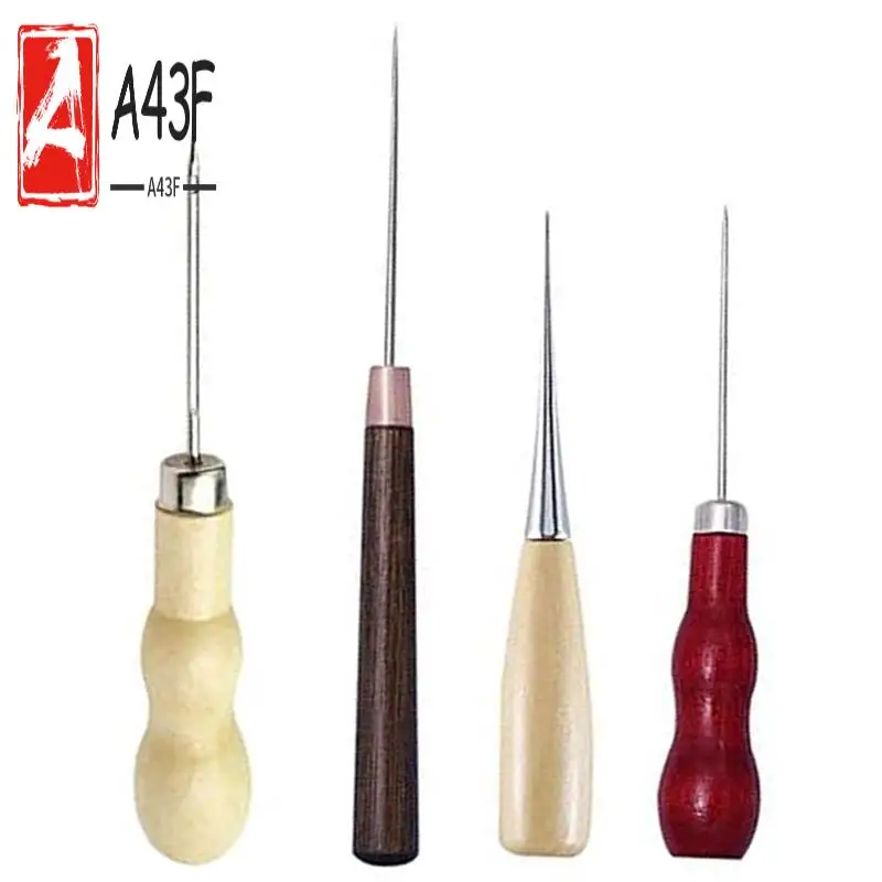 

A43F-4 шт. Набор шил для деревообработки — нержавеющая сталь, 4 шт., средняя зернистость, удобная штамповка и сверление для кожи и дерева