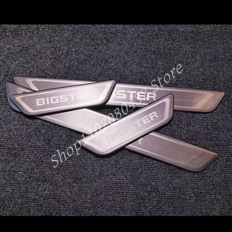 

FOR DACIA BIGSTER 2025~2024 Door sill scuff plates thresholds protector car Stickers Accessories Welcome Pedal