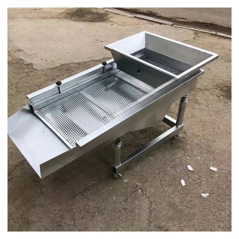 Linear Vibrating Screen Use in Industrial And Food For Melon Seed Grain Hardware Parts Tea Vibrating Screen